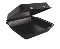 Contenedor Reyma Liso Negro 9 X 9 con 100 Piezas