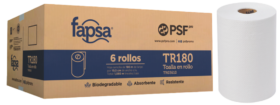 Toalla en Rollo Fapsa Blanca 6/180 metros